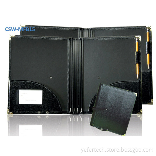File Folder Made of Leather/Paper (CSW-MFB15)